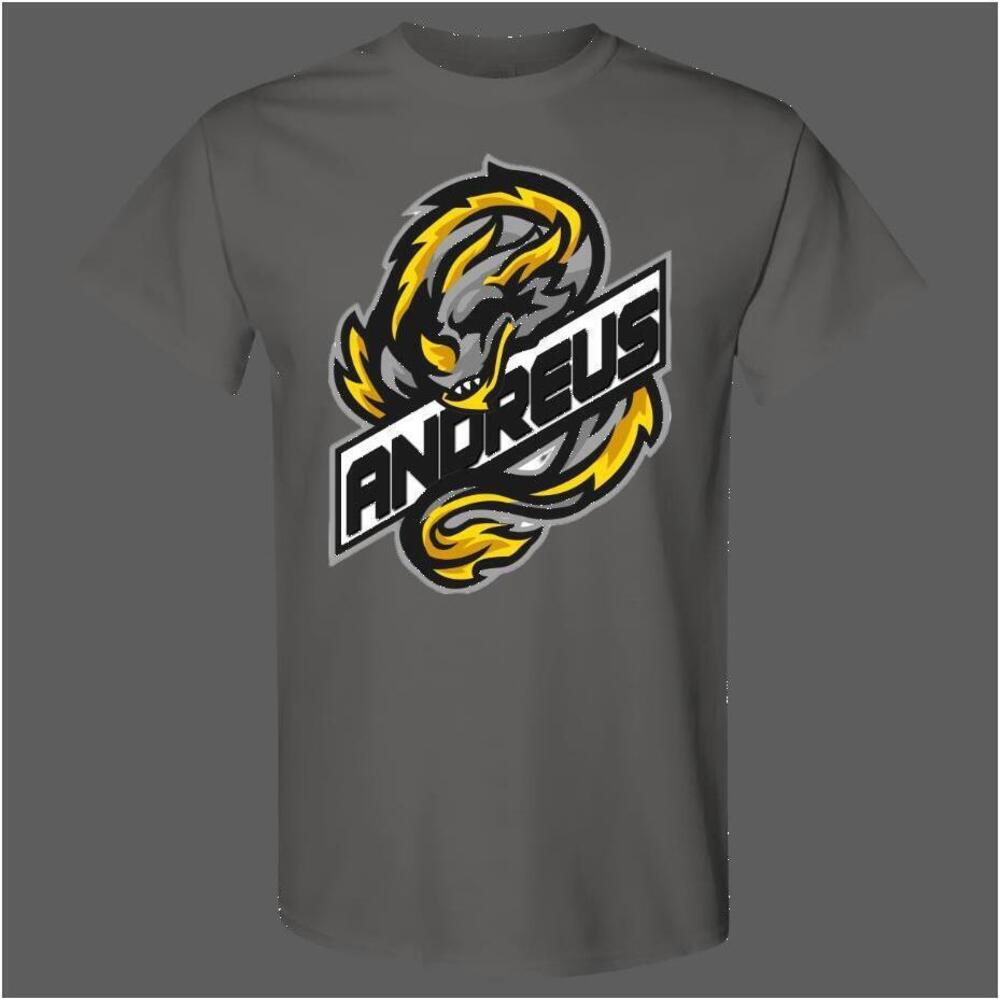 Andreus Dragon Full Grey Shirt